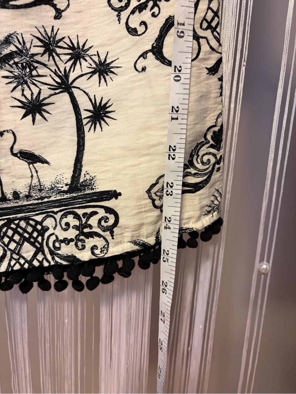 GiGio Women's Black & White Printed Wide-Leg Pants - Picture 10 of 13
